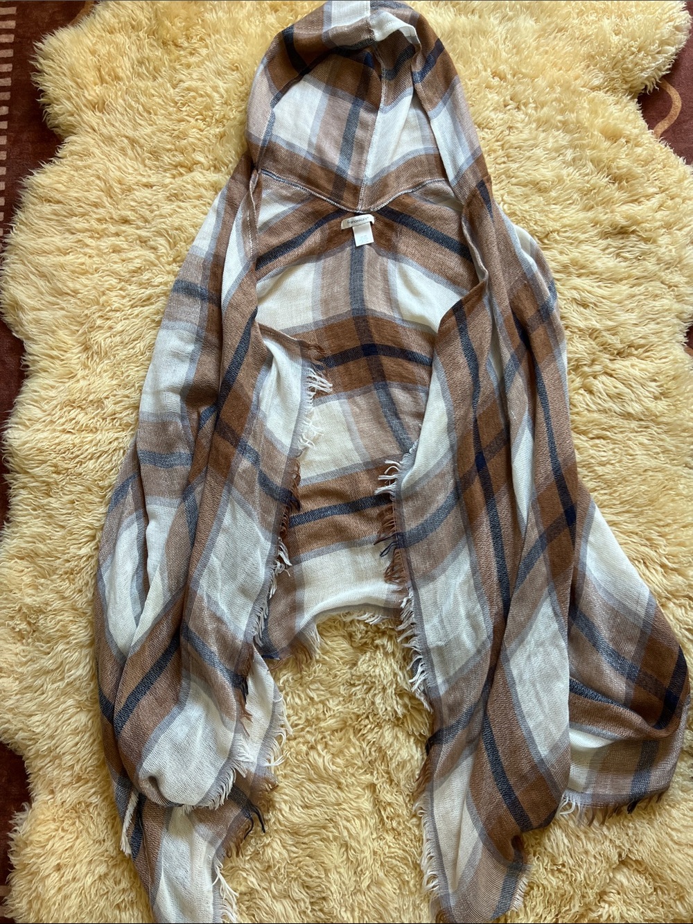 Francesca’s Boho Hooded Poncho Shawl